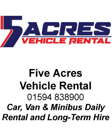 5 acres van hire